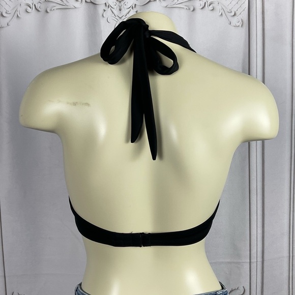 Victoria’s Secret PINK Colorful Geometric Triangle Bikini Top Small Halter Style - Picture 4 of 6